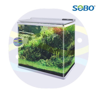 微笑的魚水族☆SOBO-松寶【頂濾式ㄇ型套缸(空缸)】(燈具+馬達+濾棉) 魚缸 觀賞魚缸 智慧魚缸 套缸