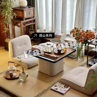 『卡 門』飄窗桌椅組合陽臺榻榻米茶几地臺實木簡約飄窗小桌子正方形炕幾