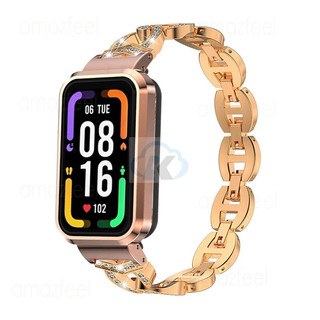 店長推薦 Redmi 手環 Pro / 小米手環7 Pro / OPPO Watch Free VO鑲鑽錶帶 搭配金屬框