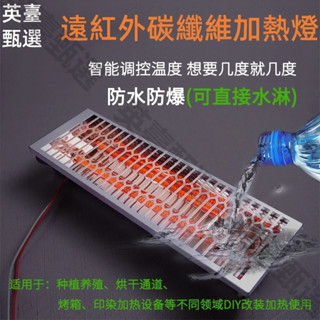 限時下殺 遠紅外碳纖維加熱器 烤漆房 烤箱 烘乾通道 電加熱燈管 養殖取暖器理療