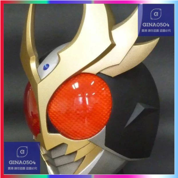【七年得物】面罩假面騎士亞極 陀agito頭盔pla3d打印1:1可佩戴cos頭圍60cm上色成品