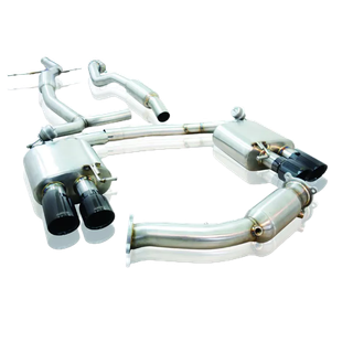 MACH5 高流量帶三元催化頭段 當派 排氣管 奧迪 AUDI B8 A5 2.0T 底盤系統【YGAUTO】