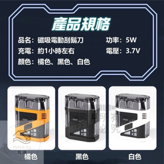 《樂購》含發票 磁吸電動刮鬍刀 磁吸剃鬚刀 刮鬍刀 全機可水洗電動刮鬍刀 雙頭刮鬍刀 剃鬍刀 便攜刮鬍刀 電鬍刀
