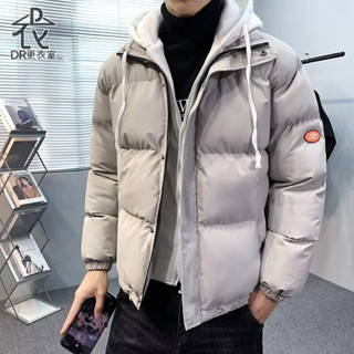 DR更衣室-男生衣服 秋冬假兩件連帽麵包外套 男裝 外套 休閒百搭 大尺碼4XL【NL684032】