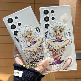 卡通 海賊王 路飛 tpu防摔磁吸殼 適用三星s25 24 23 22 21ultra note10 20手機殼 配支架
