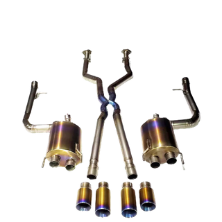 T22 Exhaust 凌志 LEXUS RCF 5.0 15-21 閥門 中尾段 鈦合金 閥門中尾段 【YGAUTO】