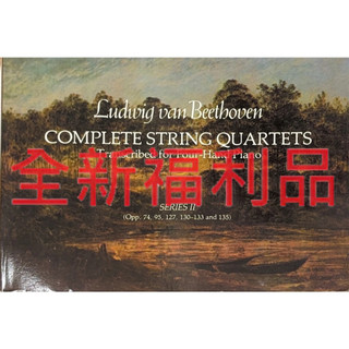 【買譜找我】【全新福利品】Beethoven Complete String Quartets Transcribed