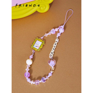 【阿柴選物店】現貨免運 正版授權 六人行 Friends 門上相框造型串珠手機吊繩 手機掛繩 手機吊飾