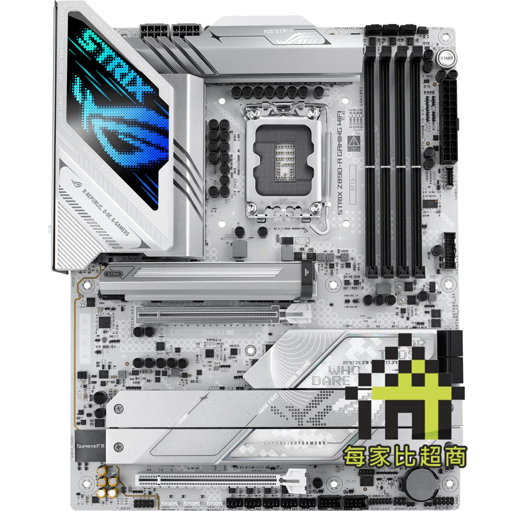 華碩 STRIX Z890-A GAMING WIFI 主機板 ASUS 1851腳位 DDR5【每家比】