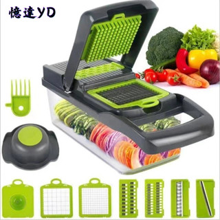 多功能切菜器跨境亞馬遜切菜神器廚房刨絲器切絲切丁器