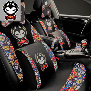 [拽貓品牌] 汽車內飾 頭枕 腰靠 面紙盒 安全帶保護套