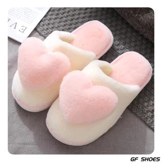 【GF SHOES】免運🔥 秋冬棉拖鞋 居家拖鞋 保暖 可愛 包頭棉拖鞋 超軟愛心棉拖鞋可愛家居情侶防滑室內洋氣高階保