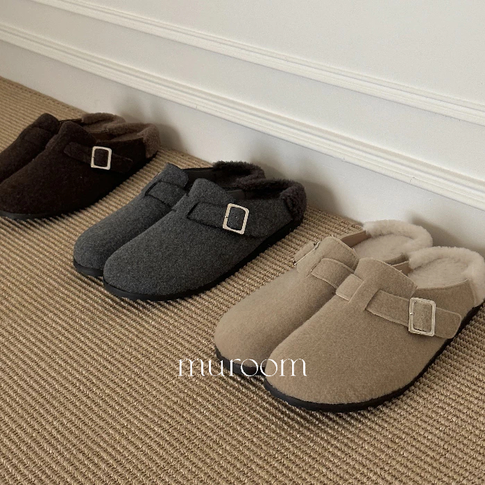 🇰🇷【勃肯毛毛拖鞋】獨家訂做 muroom 勃肯鞋 韓國拖鞋 H05