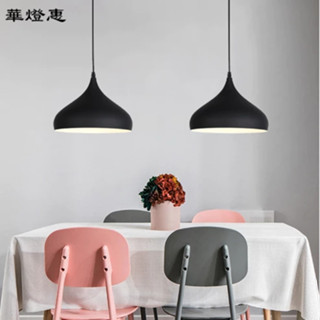 【華燈惠】現貨吊燈工業風餐廳吊燈咖啡店餐飲店燈北歐風吊燈愛迪生燈泡
