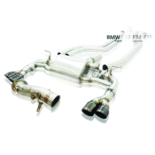 MACH5 高流量帶三元催化頭段 當派 排氣管 BMW F32 F36 435i N55 底盤系統【YGAUTO】