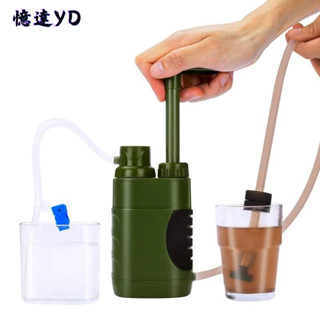 戶外單兵淨水器可擕式過濾淨化超濾淨水生命野外生存飲水濾芯吸管