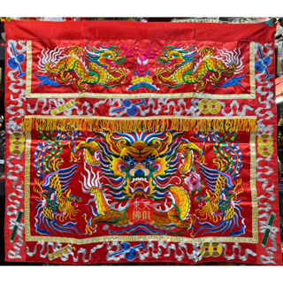 【東天佛俱】3尺6 龍鳳桌圍 桌圍 神明桌裙 桌裙 宴王用品 擺宴 祝壽 祀宴 神明用品 香案擺設