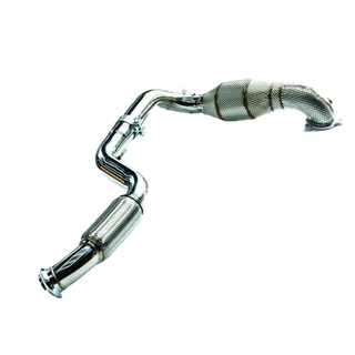 MACH5 高流量帶三元催化頭段 當派 排氣管 BENZ W176 A250 A260 底盤系統【YGAUTO】