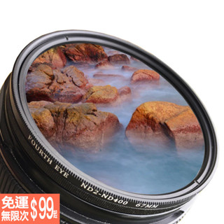可調ND濾鏡減光鏡 ND減光鏡 超薄 ND2-400 中灰鏡37-95mm 中灰密度濾鏡 攝影相機濾鏡