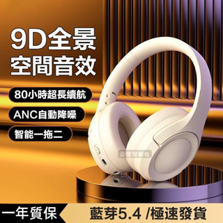 隔日到店 全罩式耳機 ANC主動降噪 超長續航 耳罩耳機 頭戴式耳機 無線藍牙耳機 折疊耳機 電競耳機 降噪藍芽耳機