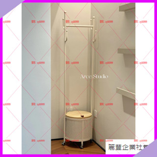 麗豐🚄 臥室衣服收納架 置物架 衣帽架 掛衣架 晾衣架 曬衣架 雙層落地掛衣架 簡易晾衣架 掛衣架 落地立式晾衣架