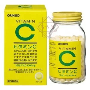 🌋名古屋代購．現貨免運開發票．日本 ORIHIRO 長效型維他命C錠(300顆入)