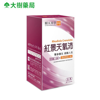 順天本草 紅景天氧沛膠囊 60顆/盒 大樹