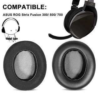 台灣現貨 華碩電競耳機替換耳罩適用於ASUS ROG Strix Fusion 300/500/700 遊戲耳機罩一對裝