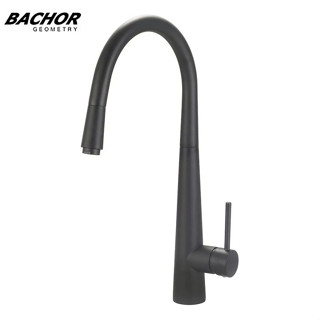 BACHOR 304不鏽鋼霧黑色廚房伸縮龍頭 BA.83525BK