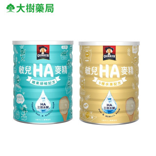 桂格 敏兒HA麥精 纖果順暢配方/五種水果配方 700g/罐 大樹