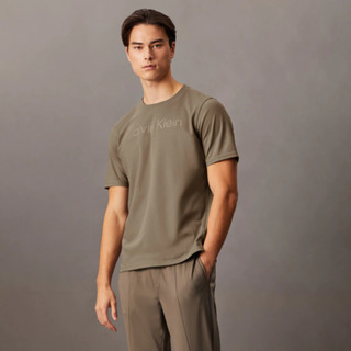 【Calvin Klein】 CK Sport Future 運動風標誌 T 裇 灰色