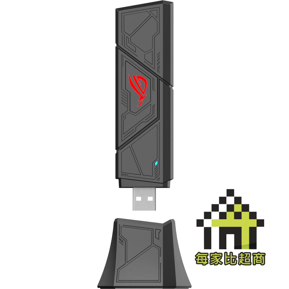 ASUS ROG USB-BE92 三頻 WiFi 7 無線網路卡 BE6500 USB 3.0 華碩 【每家比】