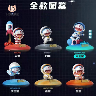 🎁新款熱賣 哆啦a夢快樂星球系列盲盒可愛潮玩手辦桌 🍧面手機支架汽車裝飾禮物🎁