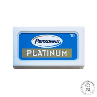 [現貨] Personna - Platinum - 雙刃刀片 刮鬍刀 白金塗層 1盒10片 義大利代購