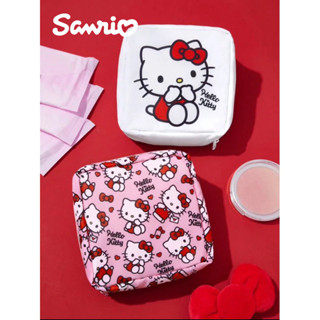 【阿柴選物店】現貨免運 正版授權 凱蒂貓Hello Kitty 三麗鷗圖案可愛收納包 女性衛生棉儲物袋 化妝袋 物品收納