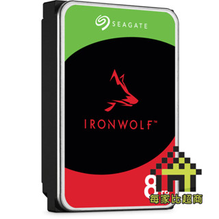 希捷 IronWolf 8TB ST8000VN002 3.5吋 SATA3 內接硬碟 Seagate【每家比】