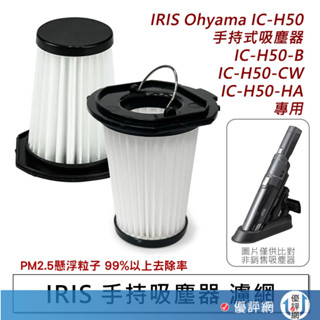 日本 IRIS Ohyama IC-H50 無線車用手持式 吸塵器 HEPA 濾網 濾心 IC-HH50