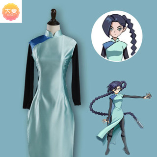 梅花十三衣服cos服 旗袍 刺客伍六七 cos 女裝 二次元服裝全套 角色扮演 2次元漫展服飾 造型服飾 萬聖節服飾