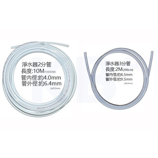 【Periya 沛綠亞】淨水器專用軟管（2分 / 3分可選） 5404-10 5412-2｜耐壓RO軟管 淨水機配管用