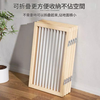 【免打孔安裝 全網最低價 免運費】超簡易安裝 寵物圍欄可折疊中小型犬護欄防貓門擋板免打孔可折疊陽臺分隔欄杆