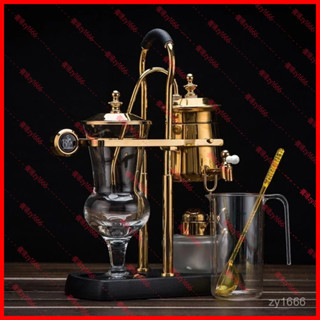 🌟小蝦購物🌟皇家比利時壺 酒精燈虹吸式煮咖啡機 複古家用過濾壺咖啡壺套裝zy1666