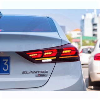 Hyundai Elantra(3C款) 16~18年 Elantra尾燈 LED尾燈總成 跑馬 導光 流水方向燈