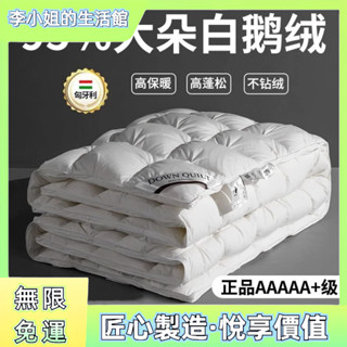匈牙利羽絨被95白鵝絨被芯冬被加厚保暖單雙人高檔被子被芯鵝絨被 LEUS