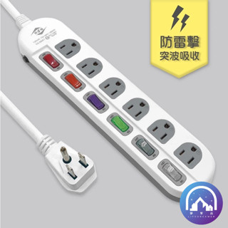 天興 CK3661 高溫過載自動斷電延長線 / 9-15尺 延長線 電源線插座 電源插座 新安規 /威電