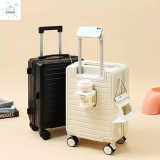 登機箱 行李箱 旅行箱 拉桿箱 拉鏈箱 18吋行李箱 20吋行李箱 輕音萬向輪 大容量 多功能登機箱 高顏值 小型輕便