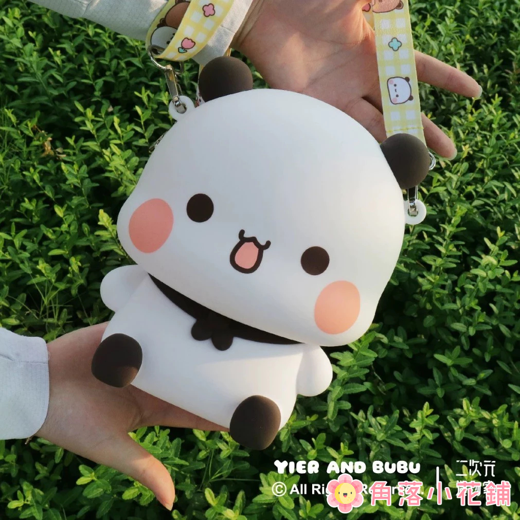 【現貨】小熊貓一二布布造型側背包💟 矽膠側背包 單肩包 手機包 女生禮物 生日禮物 閨密送禮 可愛熊貓 交換禮物 造型包