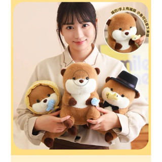 【TW現貨】小水獺 30cm 小水豚 公仔 海獺 水獺 otter 毛絨玩具 抱枕 布娃娃 玩偶 安心小物