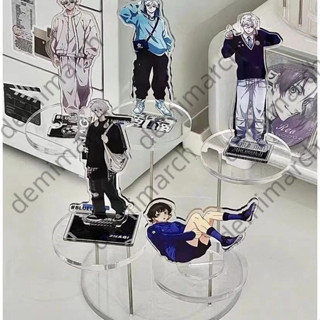 手辦亞克力展示架圓形階梯收納架動漫公仔立牌展架玩偶模型陳列架 威廉