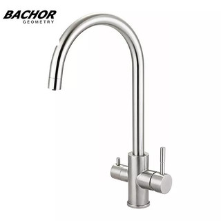 BACHOR 304不鏽鋼刷線RO廚房龍頭 BA.83509