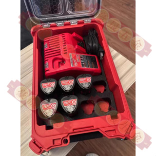 米沃奇Milwaukee M12 M18 8435 工具箱 內襯 12V 收納 2.0AH 3.0AH 電池 充電器